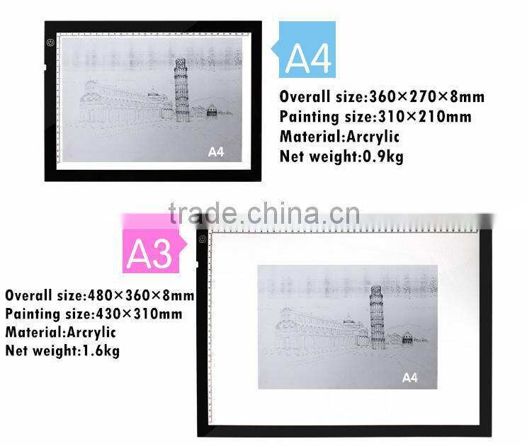 2015 new product! A3 Scale Drawing Led Copy Board