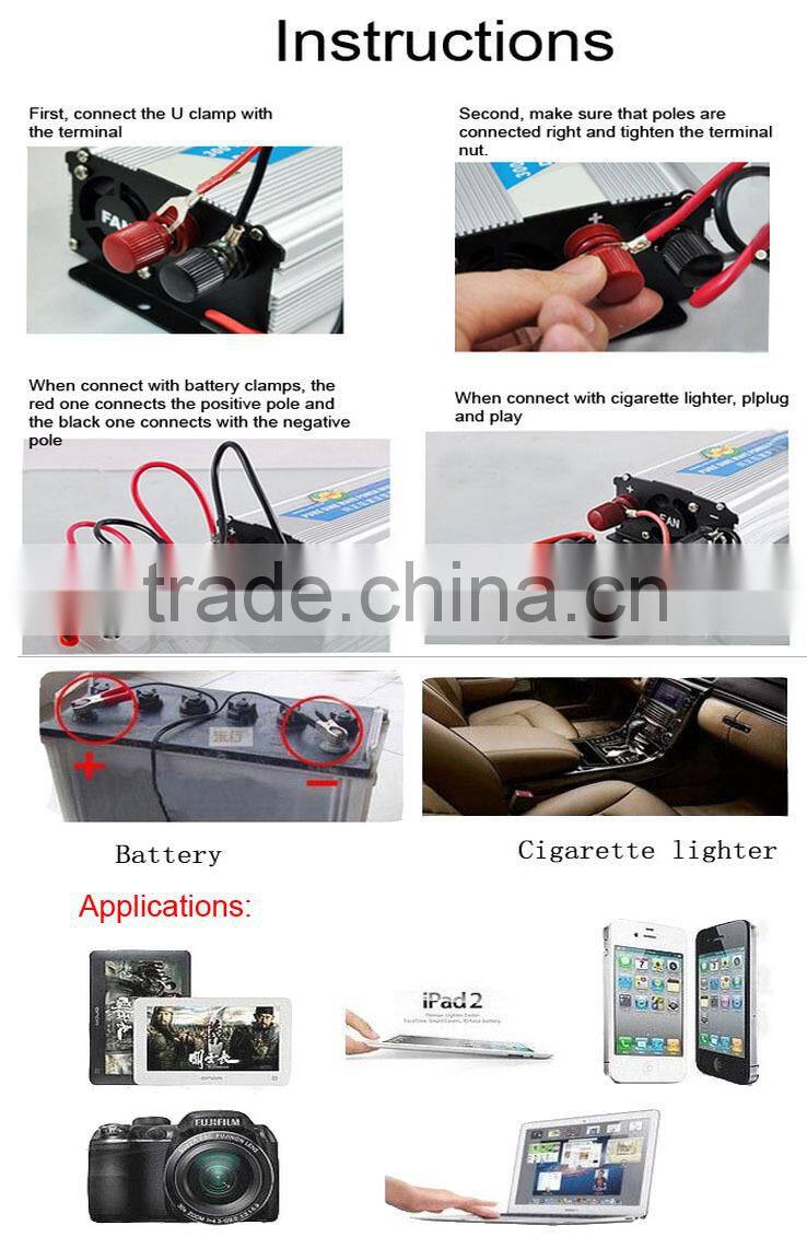 ce certificated 220v inverter 200w for home appliance with 110v 220v