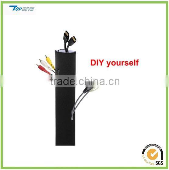 Neoprene Adjustable Cable Sleeves for TV Computer Cable Management Sleeves
