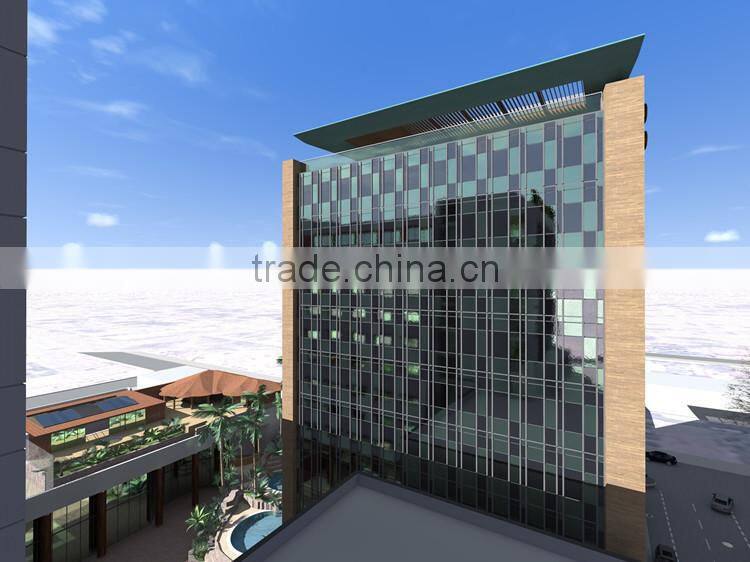 Aluminum frame curtain wall with professional design and competitive price