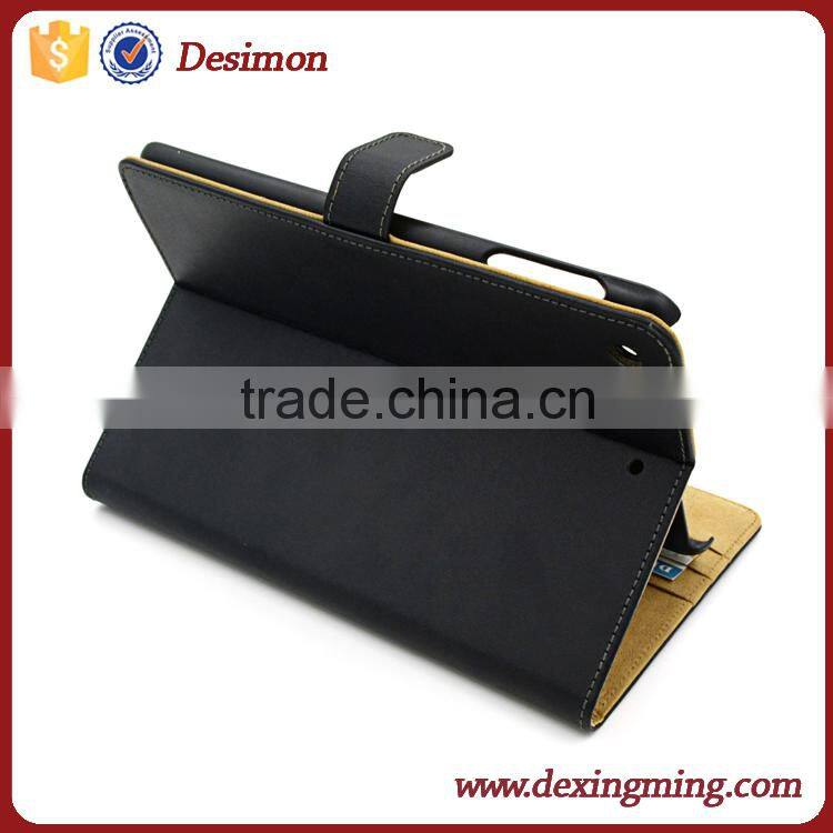 Desimon Folio Stand genuine leather Case for apple ipad mini 4 cover