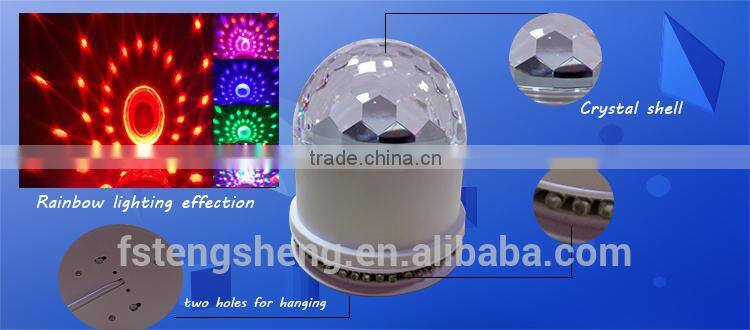Remote Control RGB LED Crystal Ball Light Mini Magic Ball(CE&RoHS Compliant)