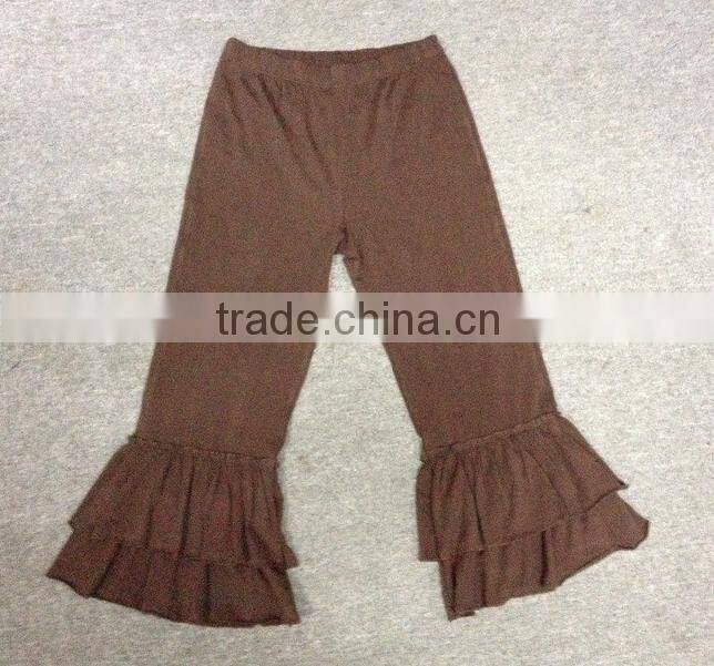 Newest Ladies cotton ruffle pants women loose knit pants