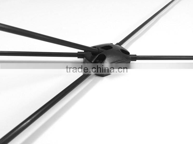 X stand/ L shape custom standing banner size