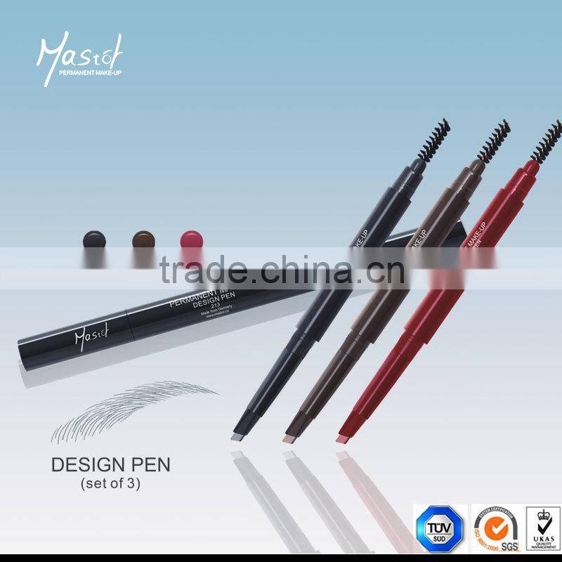 Permanent Makeup Accessories Waterproof Eyebrow Desigh Pencil