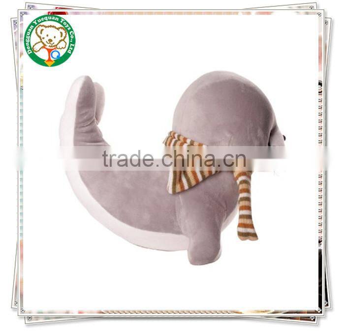 Cartoon charater dolphin plush toy