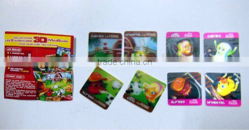 3D lenticular card