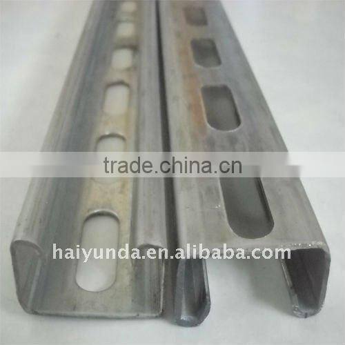 Galvanized steel unistrut channel/u channel/c channel