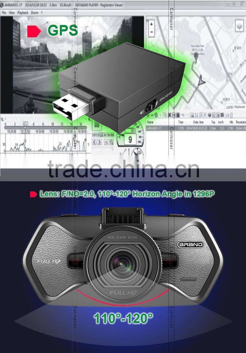 carmaxer ambarella a12 1296p full hd 1080p car camera dvr video recorder