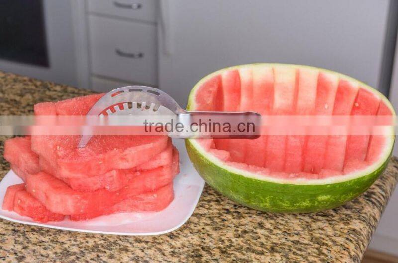 High quality through FDA/LFGB/SGS stainless steel watermelon slicer