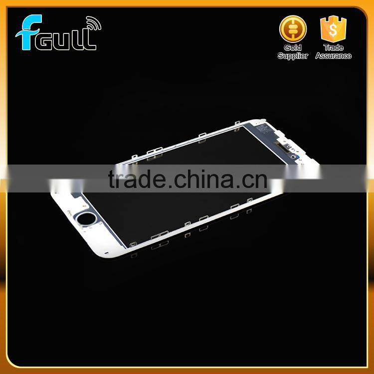 original front glass lens with bezel Frame and the frame for iphone6 pre-installed