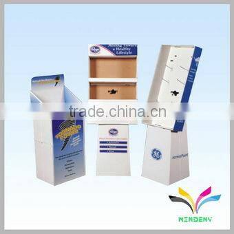 China manufacturer high quality best selling creative fancy unique floor standing supermarket cardboard decorative shelf edging