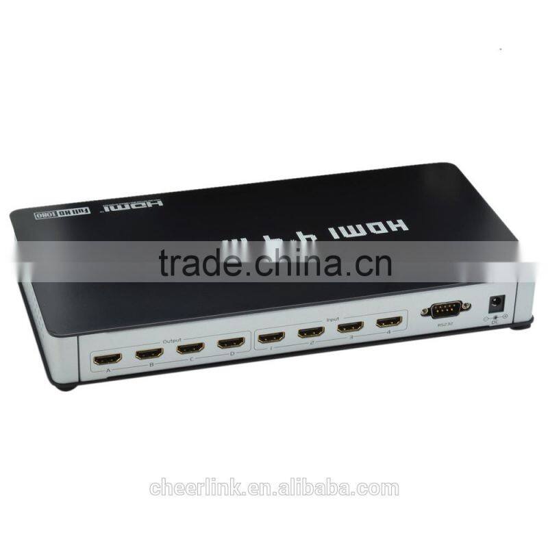 Full HD hdmi matrix Including Remote Control and Power Supply