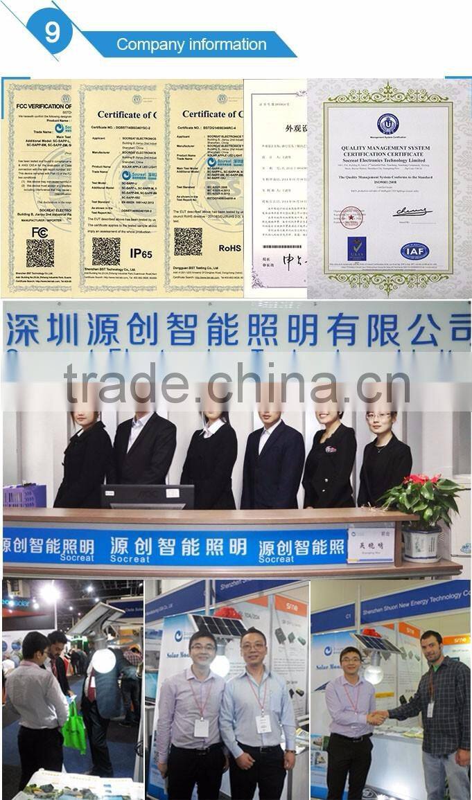 Ultra high efficiency home solar lighting system with more than 15 years' life-span Solar panel