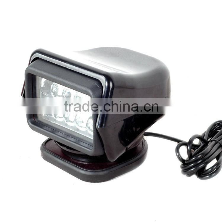 360 degree Rotating 50W Led Search Light Remote Control Spot Work Light For Jeep Off road Vehicles Trucks Boat