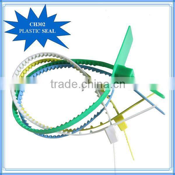 CH302 numbered pull tight hang tag plastic seal