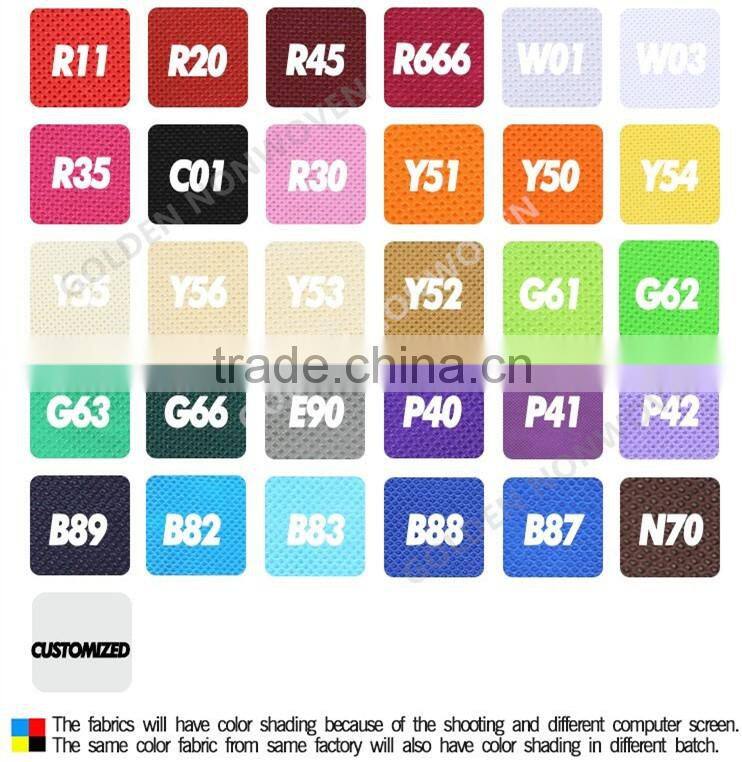 100% new imported polypropylene upholstery non woven fabric beige non-woven