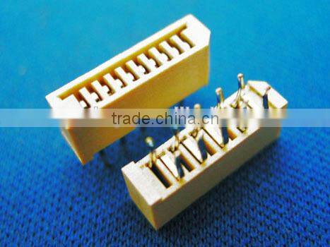1.0mm Pitch SMT Pin FFC/FPC Connector With Non-Zif Top Entry Single Contact Type
