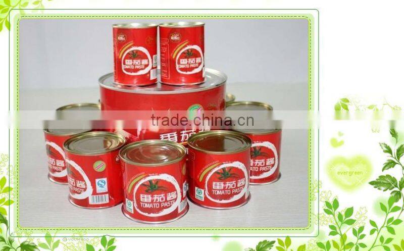 High concentrated canned tomato paste,brix:28-30%