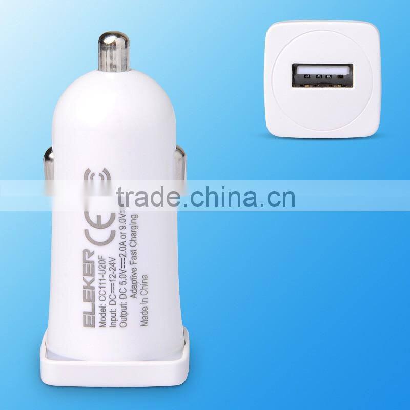 universal car chargers 5V 2.4A portable car cell phone chargers