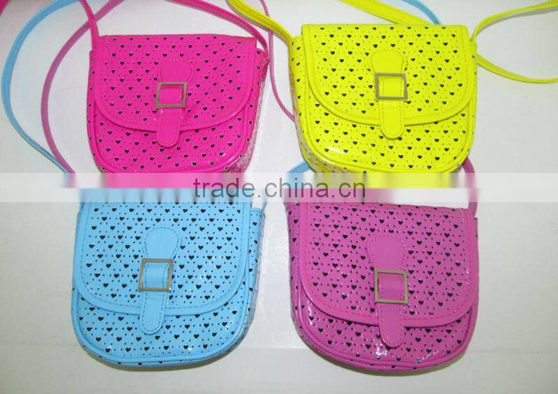 pvc love heart haversack