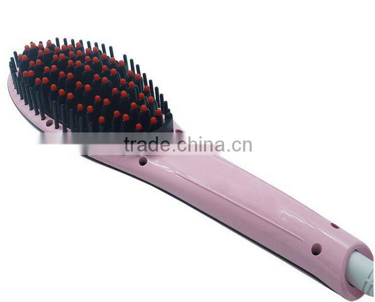 wholesale Hair Straightener Comb Brush With LCD Display with CE ROSH UL
