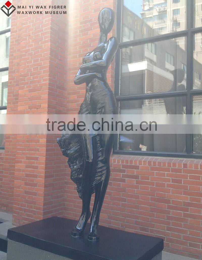 Art sculpture of fiberglass resin statue for garden decoration