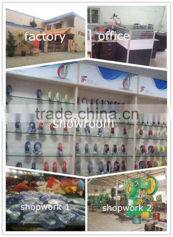 PVC inflatable rod casters and wheels,height adjustment screw castor