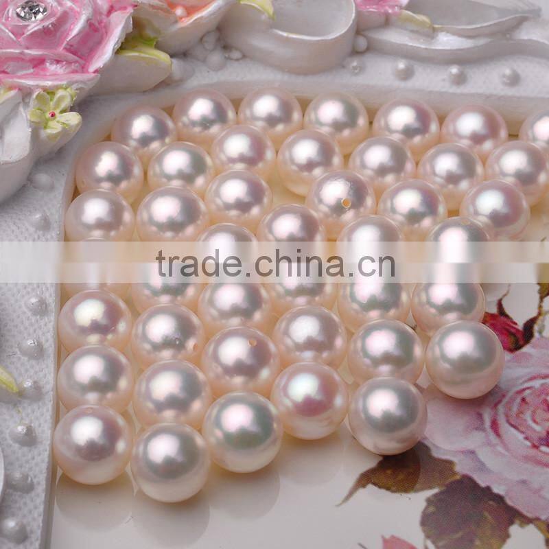 cultured akoya pearl Beads, Round, High Luster, AAAA Quality, Great for DIY Stud earrings