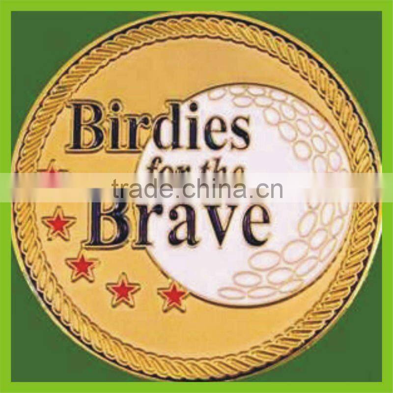 3D Marine Challenge Coin Double Coin