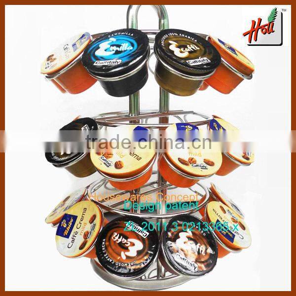 Rotating Caffitaly coffee capsule holder made-in-China HCRC32RC