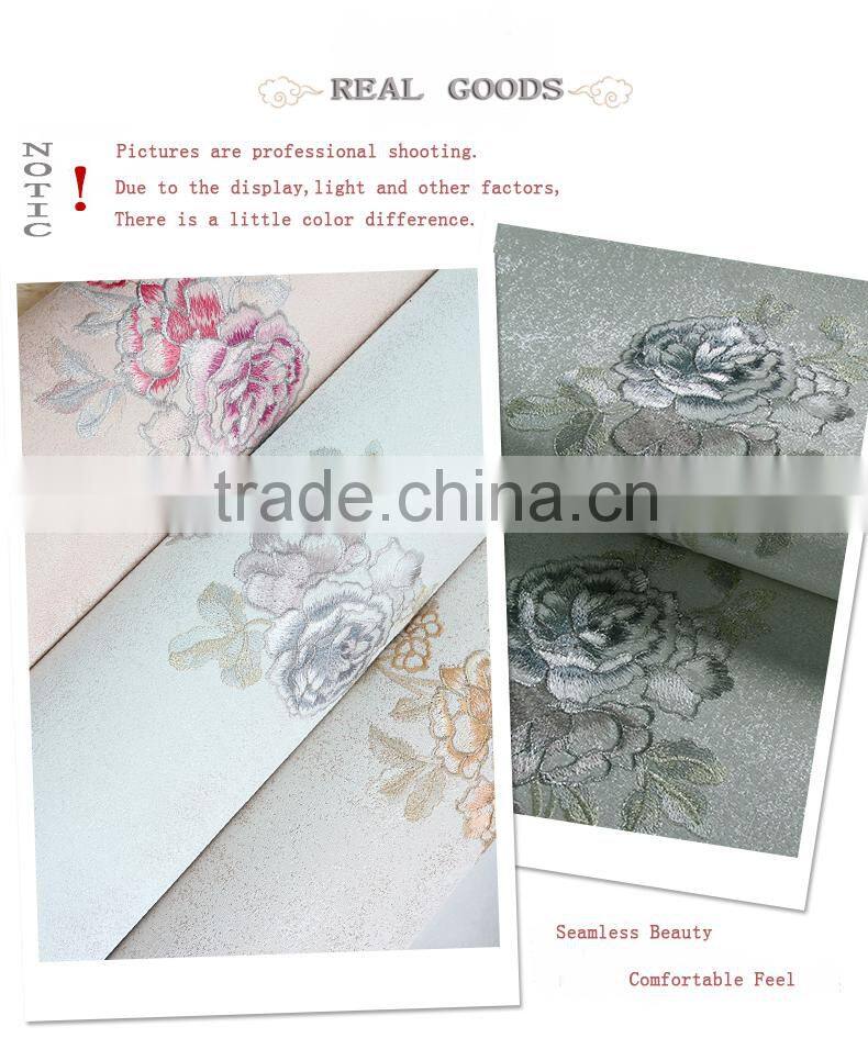 polyester non-woven compound room wallpaper 3d brick wallpaper stereoscopic wallpaper