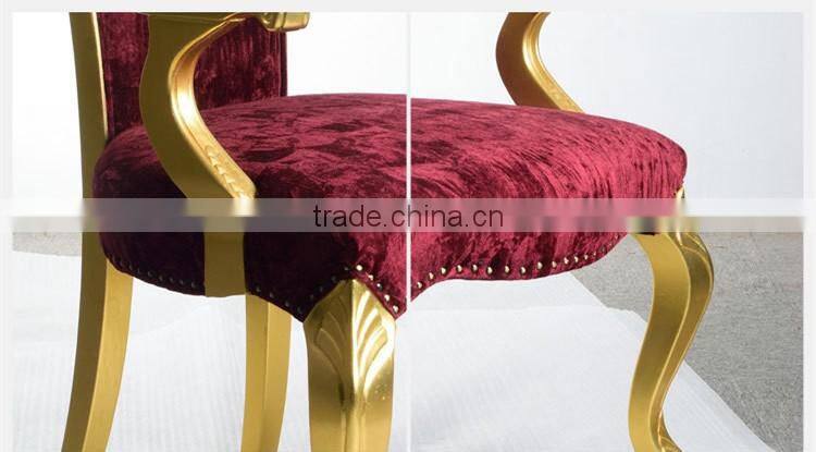 2016 hot seller Solid wood Fabric Dining chair Y361