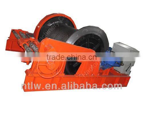100KN low speed electric winch