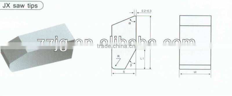 Carbide Saw Tips for Sawmill Industry