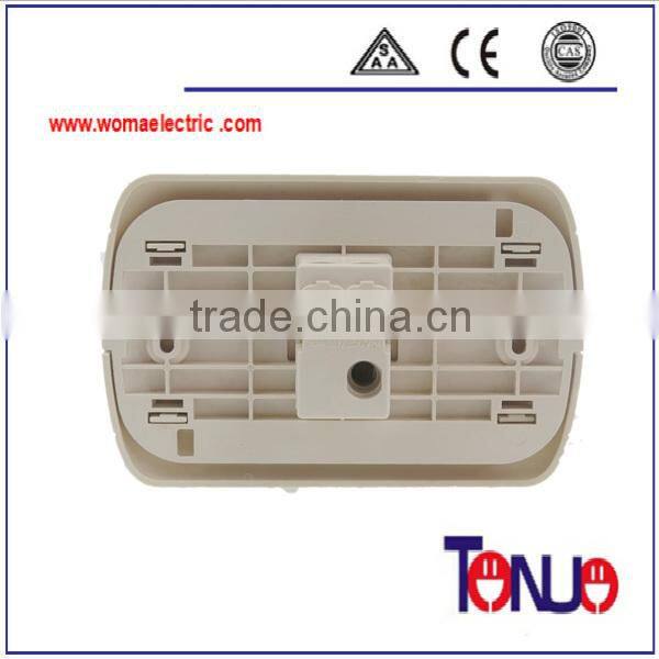 South American 1 gang wall switch and socket