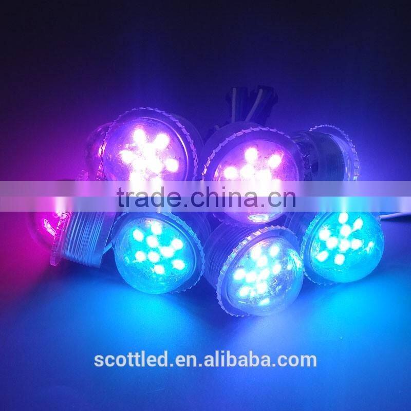Cheap hot-sale 35mm pixel led amusement lights,9 leds