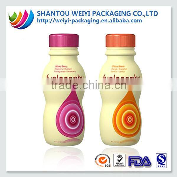 PVC Print Sleeve Label /Mineral water bottle printing label / PVC Heat Shrink Plastic Bottle Label