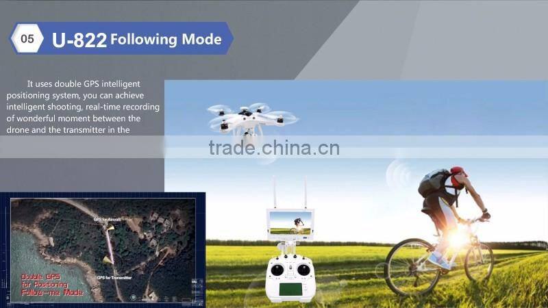 Professional GPS Follow me FPV RC drone with live camera