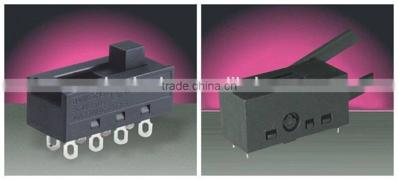 SC72 slide switch for home appliances