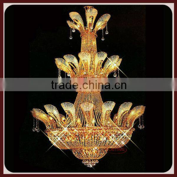 incandescent light big chandelier,Led large chandelier lamp for villa
