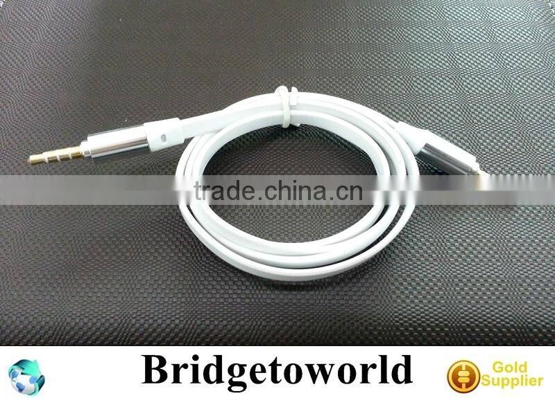 3.5 Stereo audio cable with high quality aux cable with Aluminum casing