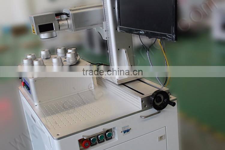 Stainless Steel and plastic laser printing machine for led bulb logo