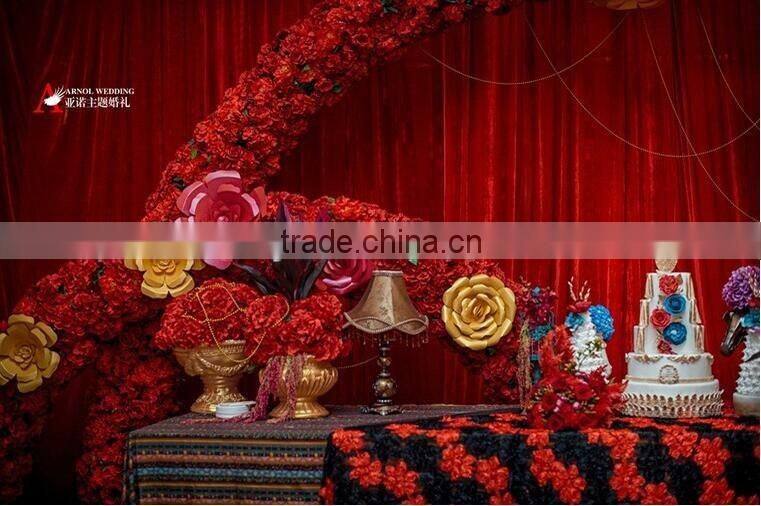 Gaint Artificial Paper Foam Floral Flowers For Wall Decoration Wedding Decoration