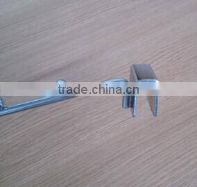 Chrome Metal Clothes Hanging Display Hook Fit for 15*30 Tube