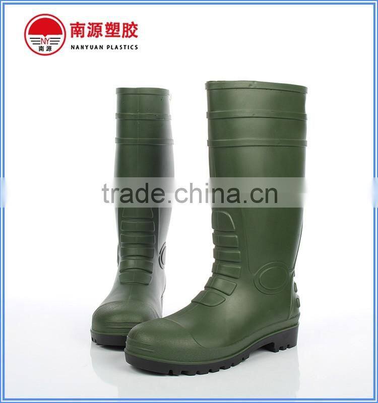 Anti-slip acid safety PVC boots for foot protection