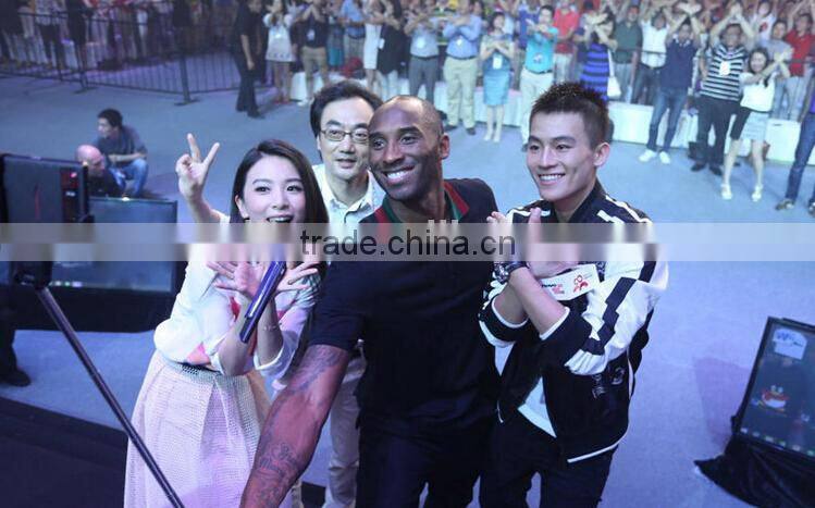 2015 New Arrival Wireless Bluetooth Selfie Stick Monopod With Zoom For iPhone and Android Phone