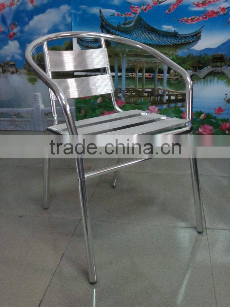 Cheap table chairs aluminum outdoor dinning restaurant set YC002 YT2