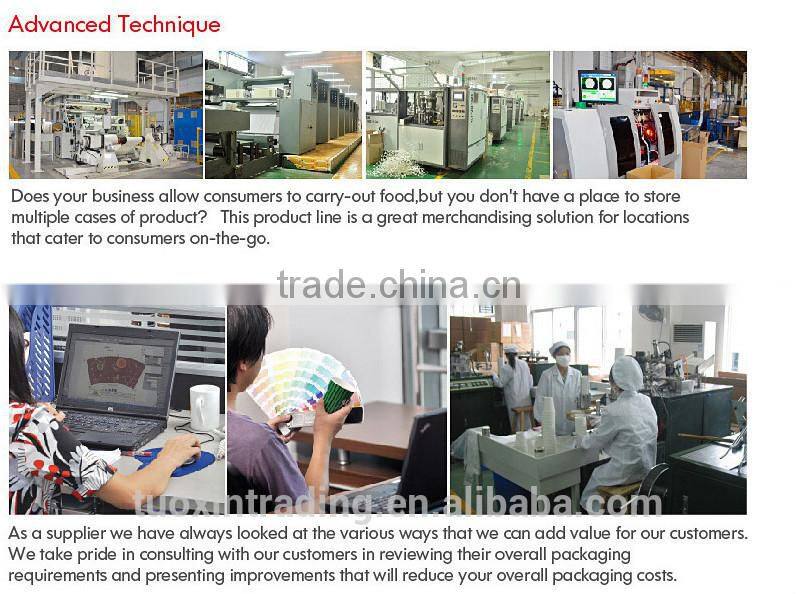 New ripple wall paper cup from paper threading machine
