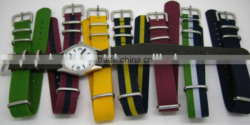 stainless steel back cover high quality nylon strap sport army military watches